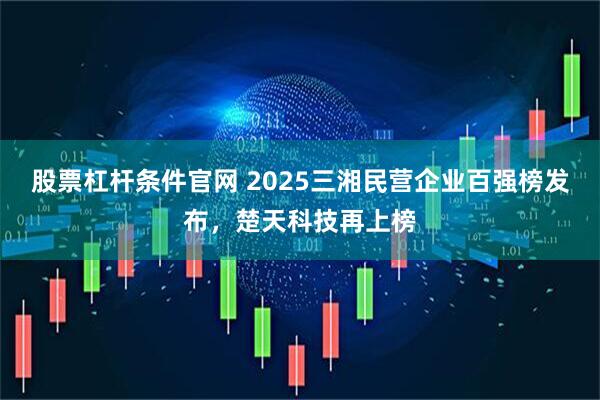 股票杠杆条件官网 2025三湘民营企业百强榜发布,楚天科技再上榜